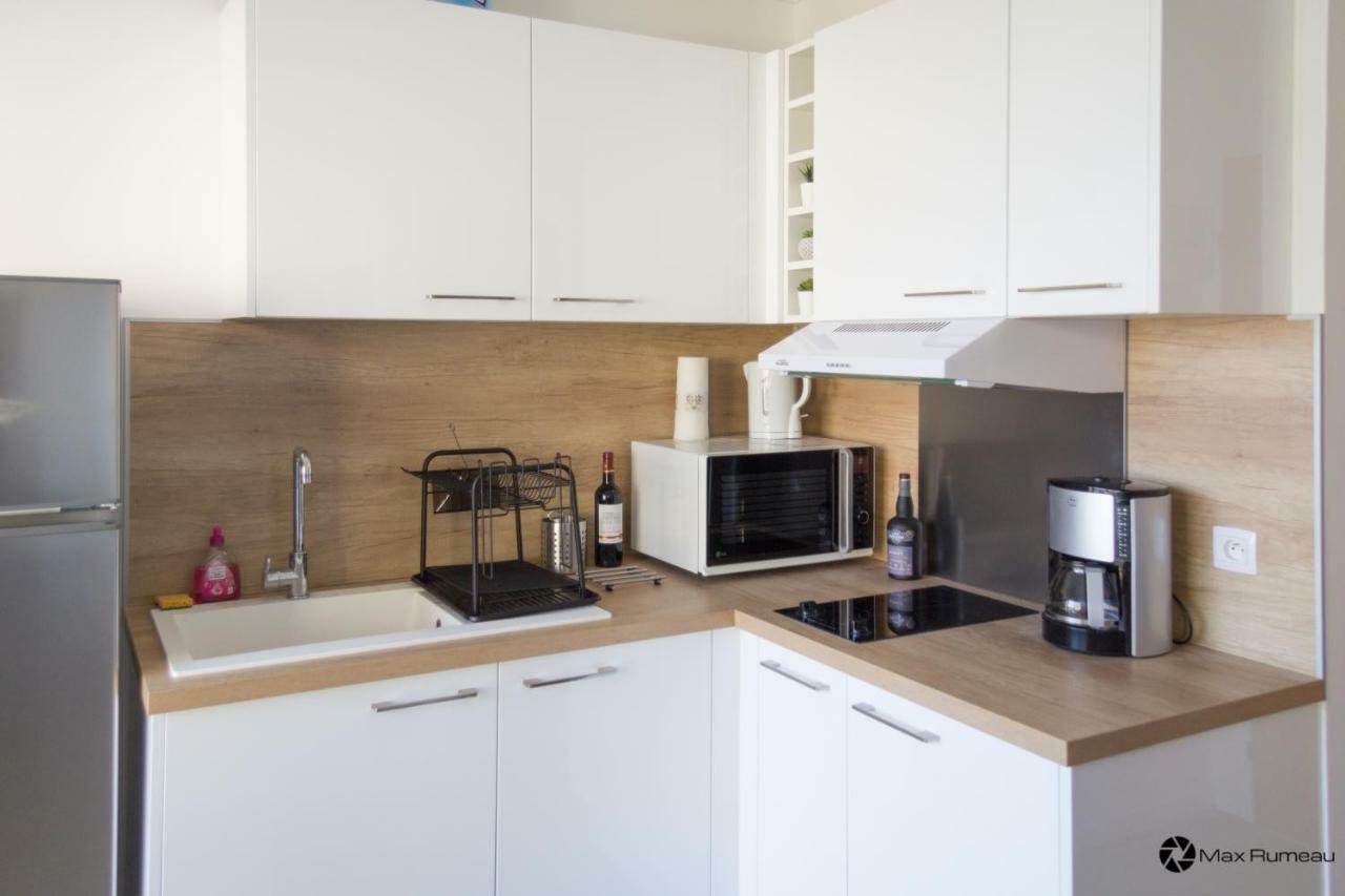 Studio Moderne Acces Plage, Piscine Et Tennis กาบูร์ก ภายนอก รูปภาพ