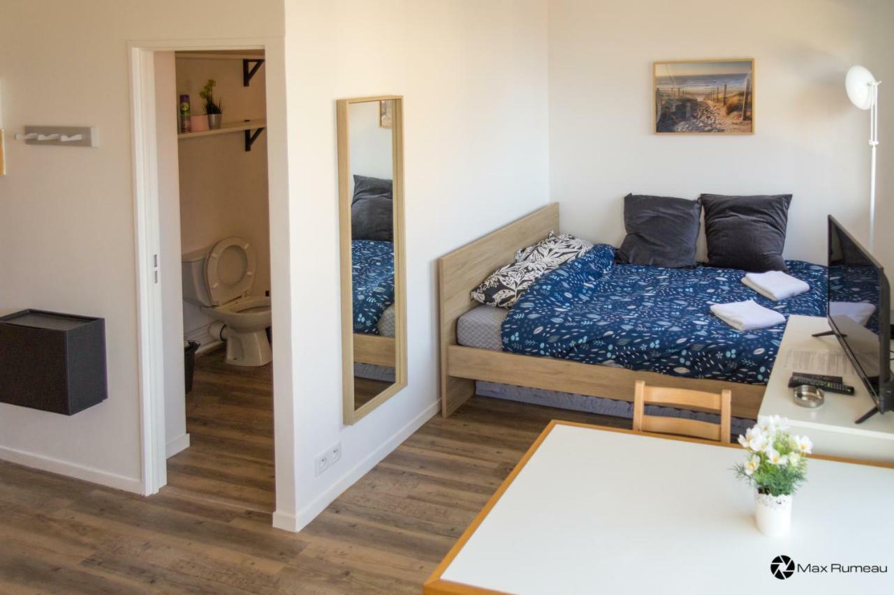 Studio Moderne Acces Plage, Piscine Et Tennis กาบูร์ก ภายนอก รูปภาพ
